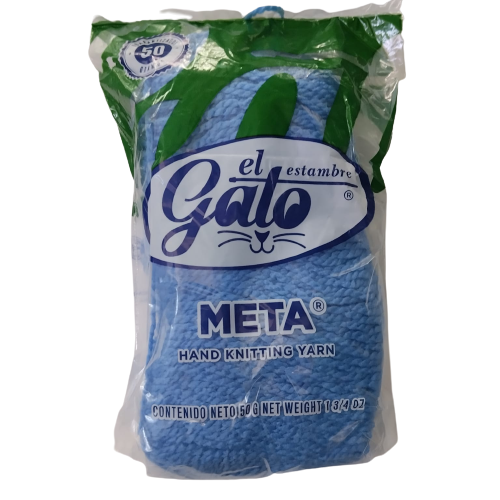 Estambre El Gato Meta Madeja de 50 Gramos