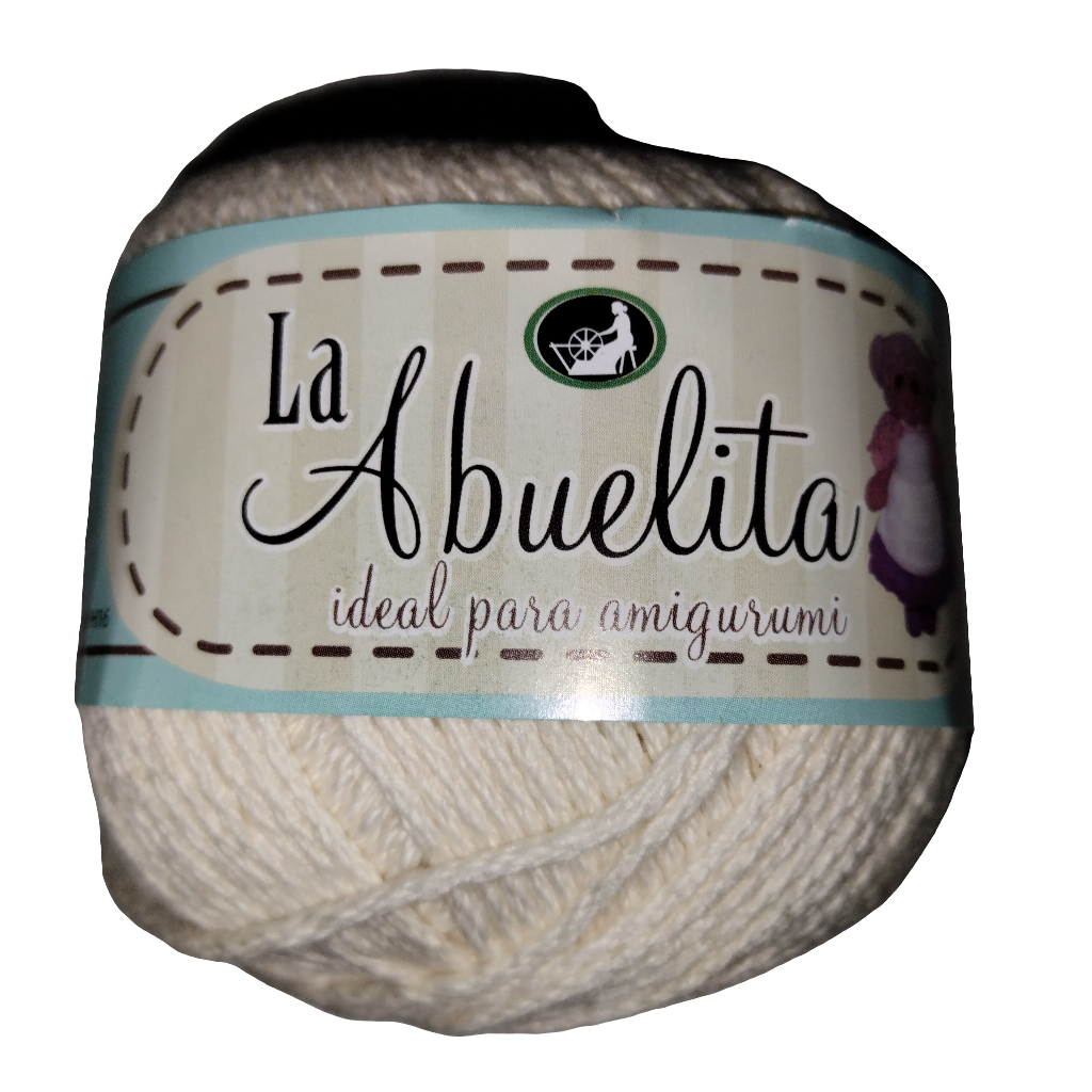 Hilaza La Abuelita 5 Madejas de 50 gramos del mismo color