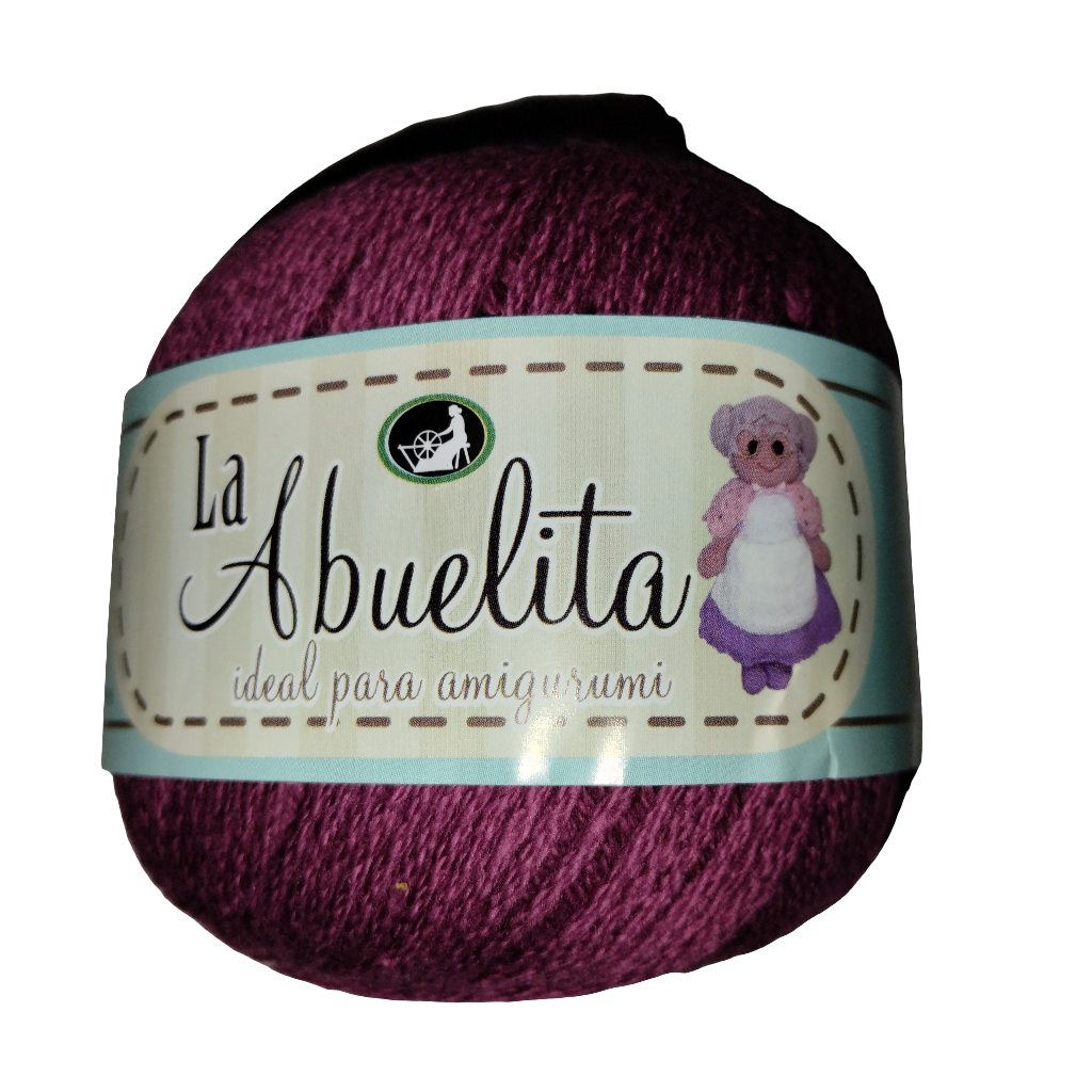 Hilaza La Abuelita 5 Madejas de 50 gramos del mismo color