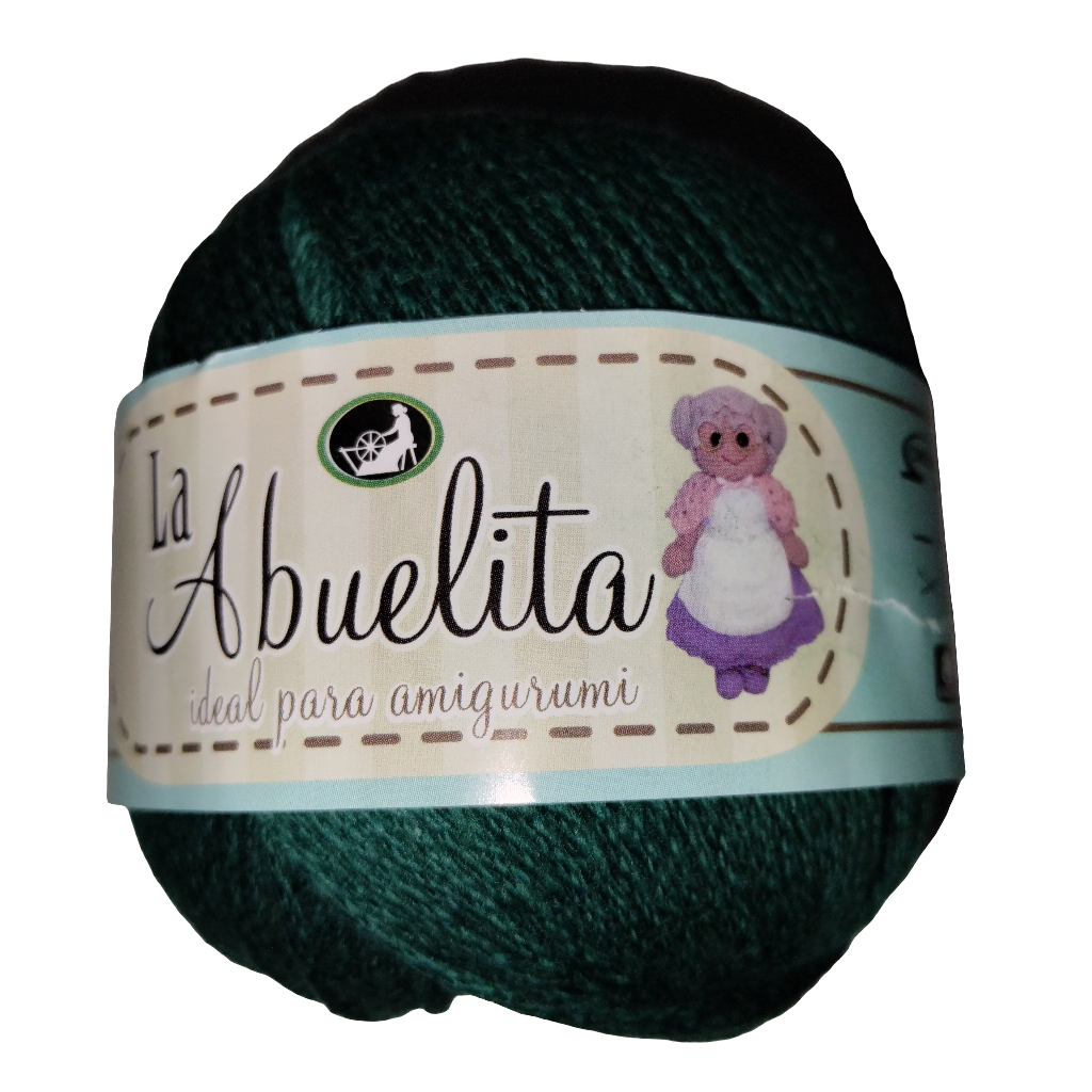 Hilaza La Abuelita 5 Madejas de 50 gramos del mismo color