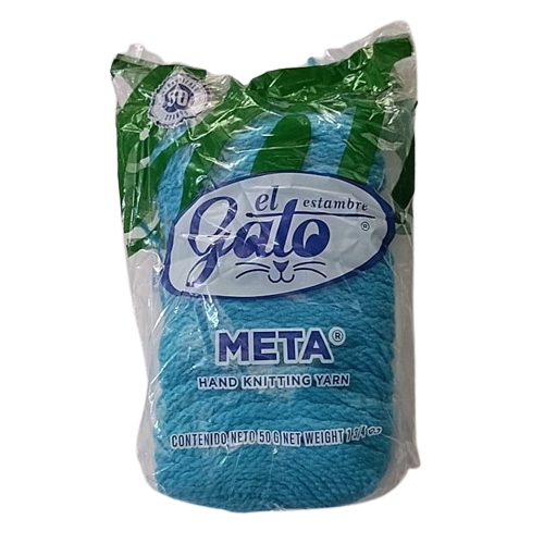 Estambre El Gato Meta Madeja de 50 Gramos