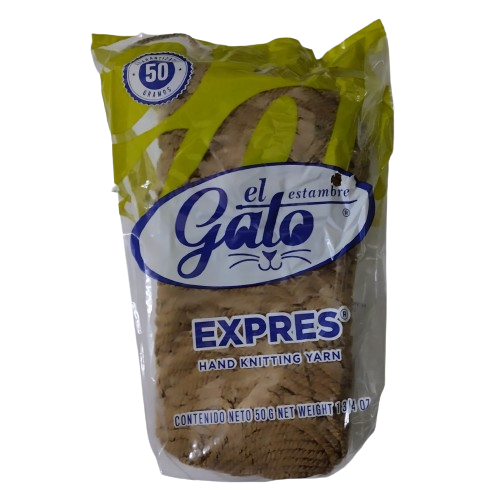 madeja de estambre el gato expres cafe claro mayoreo y menudeo domiclick