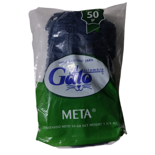Estambre El Gato Meta Madeja de 50 Gramos