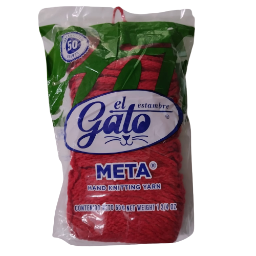 Estambre El Gato Meta Madeja de 50 Gramos