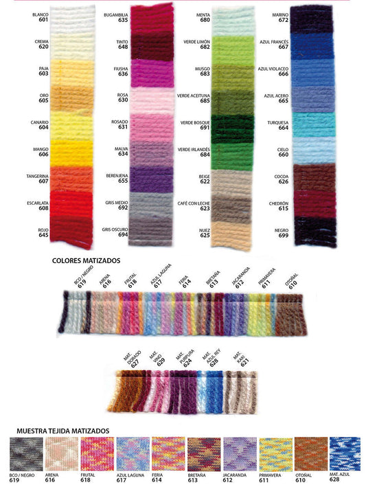 Estambre Tamm 2000 Madeja de 100 gramos