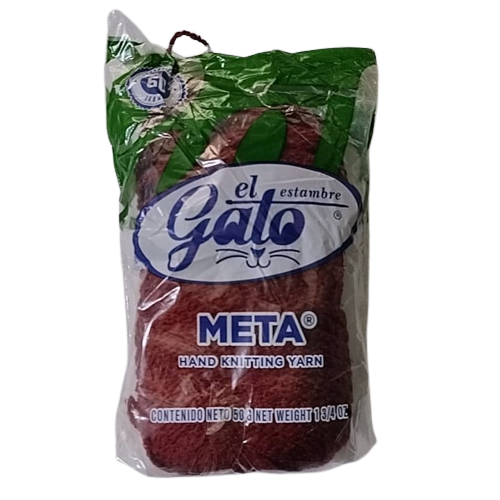 Estambre El Gato Meta 50 gramos acrílico para tejido y crochet