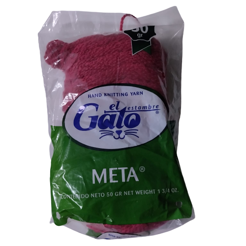 Estambre acrílico 50 gramos El Gato Meta nuevo para tejido crochet