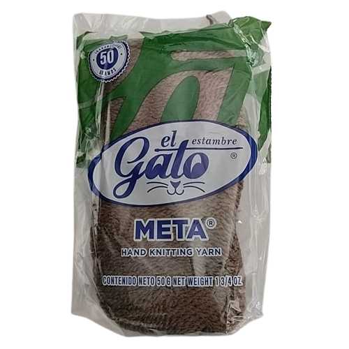 Hilo El Gato Meta 100% acrílico - Ideal para tejer con agujas 3-3.5