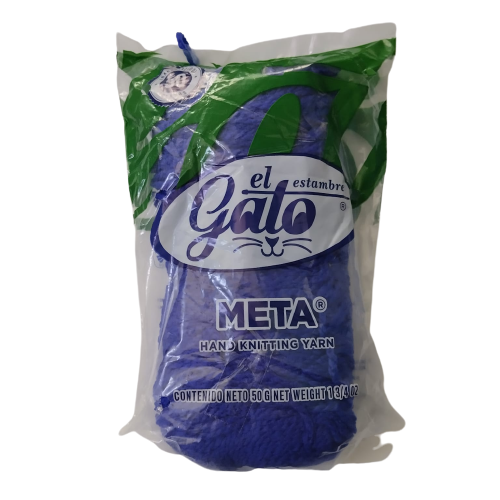 Madeja 50 gramos acrílico El Gato Meta - Tejido crochet de calidad