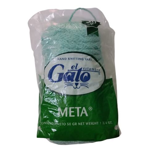 Madeja nueva acrílico 50 gramos El Gato Meta lista tejido crochet