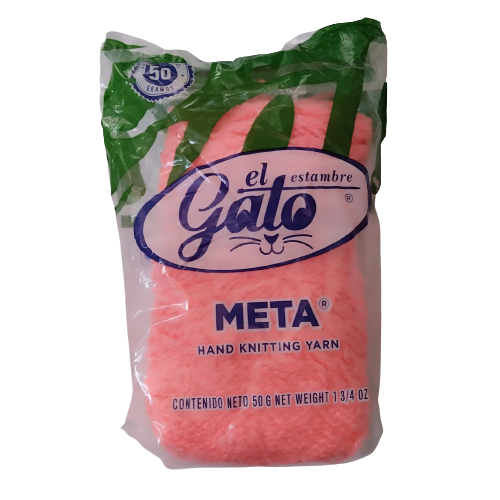 Presentación individual Estambre El Gato Meta 50g