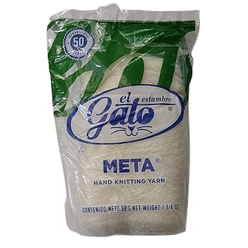 Estambre El Gato Meta Madeja de 50 Gramos