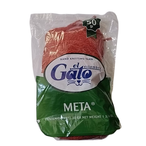 Estambre El Gato Meta Madeja de 50 Gramos