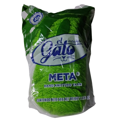 Estambre El Gato Meta Madeja de 50 Gramos