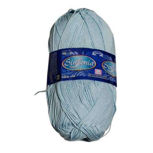 Hilaza Sinfonía 100 gramos - 100% Algodón Mercerizado para Crochet y Tejido