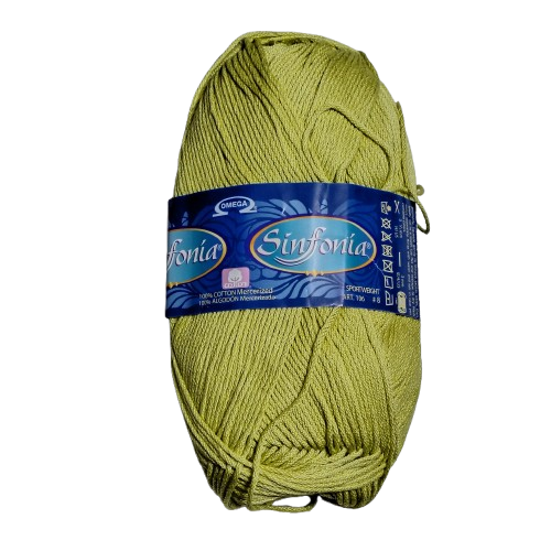 Hilaza Sinfonía 100 gramos - 100% Algodón Mercerizado para Crochet y Tejido