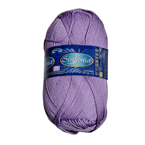 Hilaza Sinfonía 100 gramos - 100% Algodón Mercerizado para Crochet y Tejido