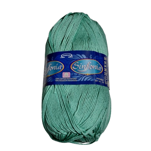 Hilaza Sinfonía 100 gramos - 100% Algodón Mercerizado para Crochet y Tejido