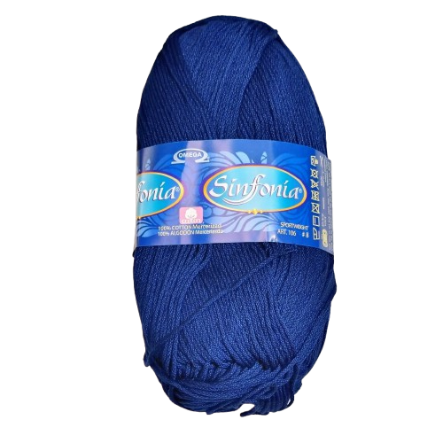 Hilaza Sinfonía 100 gramos - 100% Algodón Mercerizado para Crochet y Tejido