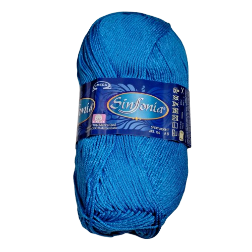 Hilaza Sinfonía 100 gramos - 100% Algodón Mercerizado para Crochet y Tejido