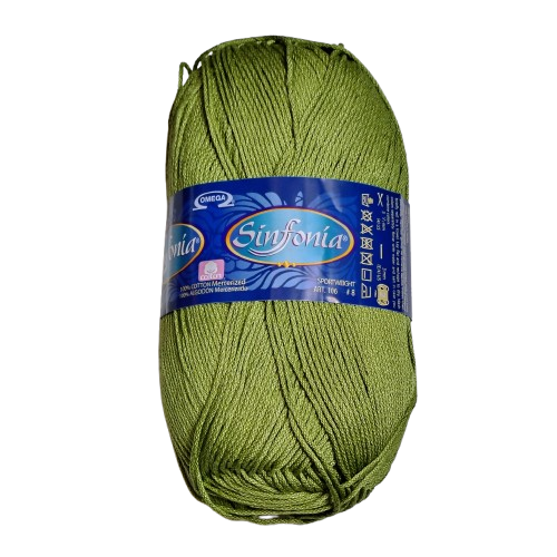 Hilaza Sinfonía 100 gramos - 100% Algodón Mercerizado para Crochet y Tejido