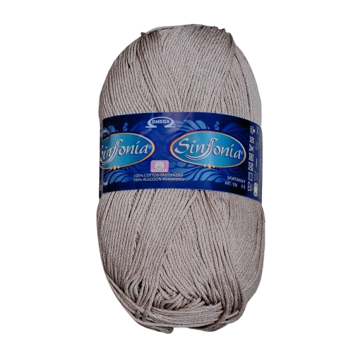 Hilaza Sinfonía 100 gramos - 100% Algodón Mercerizado para Crochet y Tejido