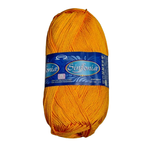 Hilaza Sinfonía 100 gramos - 100% Algodón Mercerizado para Crochet y Tejido