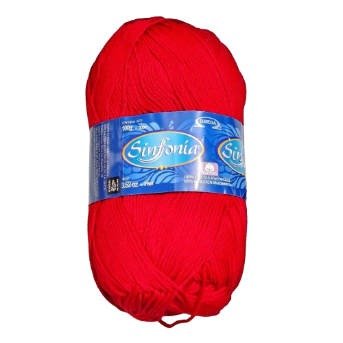 Hilaza Sinfonía 100 gramos - 100% Algodón Mercerizado para Crochet y Tejido